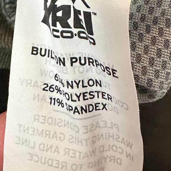 *hemmed* REI Co-Op Green Nylon Outdoor Hiking Pants Women's 6 Petite - Picture 5 of 8